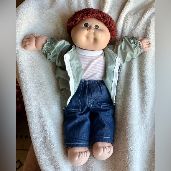Cabbage patch boy auburn/brown 1984 #3 vintage doll - children - Picture 5 of 17